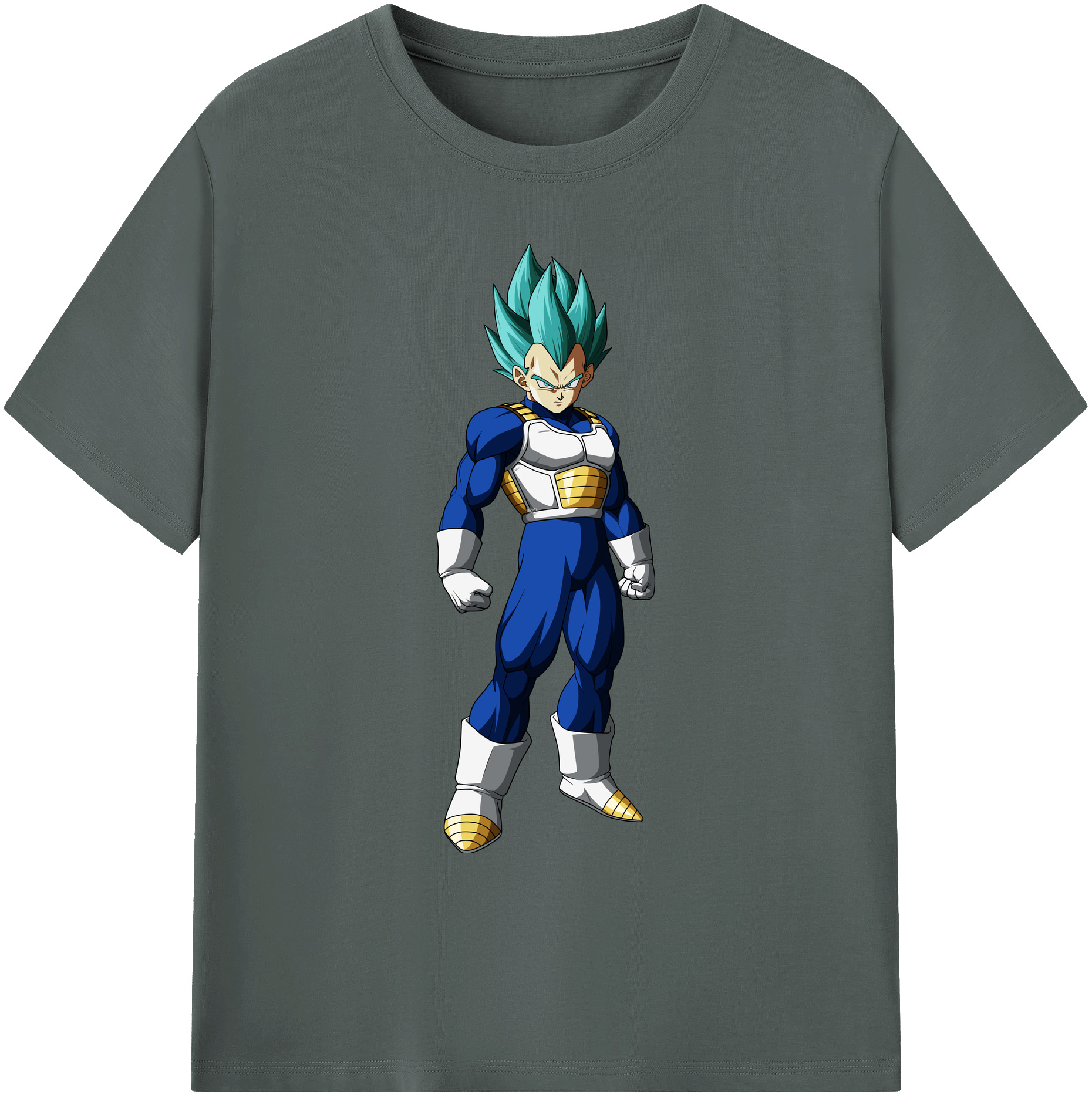 （画像用） ドラゴンボール ベジータ四世（Bejīta Yonsei）DRAGON BALL Vegeta IV 綿100％ メンズ半袖Tシャツ｜肌触りやわらか＆通気性